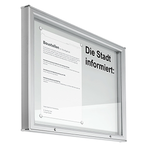 Außenschaukasten Modell A