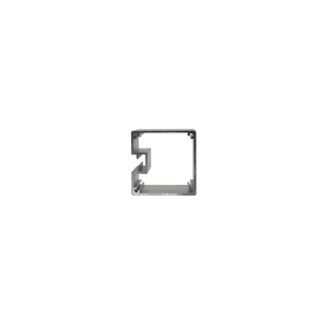 BERLIN Basic Quadratpfosten 66, 1 Nut, 250 cm, schwarz BERLIN Basic Quadratpfosten 66, 1 Nut, 250 cm, schwarz