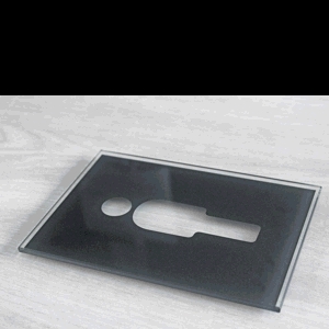 WC Piktogramme Glas dunkelgrau WC Piktogramme Glas dunkelgrau