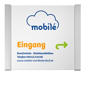 BERLIN Multifix 45 Wandschild inkl. Beschriftung BERLIN Multifix 45 Wandschild inkl. Beschriftung