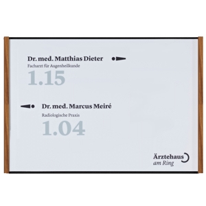 LMH Studioline Wegweiser Basis MADRID Black A6 LMH Studioline Wegweiser Basis MADRID Black A6