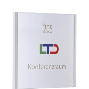 ORLANDO White Line Türschild 148, Klebe- und/oder Schraubmontage ORLANDO White Line Türschild 148, Klebe- und/oder Schraubmontage