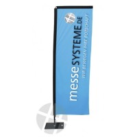 Promotion Flags in verschiedenen Formen mit Taschen und Bodenplatten, Erdspie&szlig;en oder Wassertank